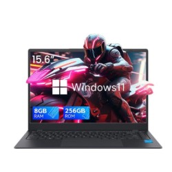 Blueing 15.6" Laptop J4125 8GB+256GB SSD Student Portable Computer